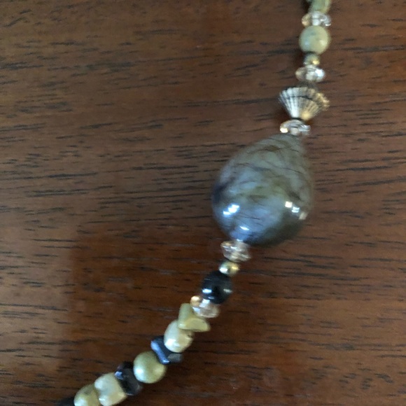 Middle Eastern Dragon Bloodstone Brass Necklace- 743 $12 or 🎉 - Picture 2 of 4